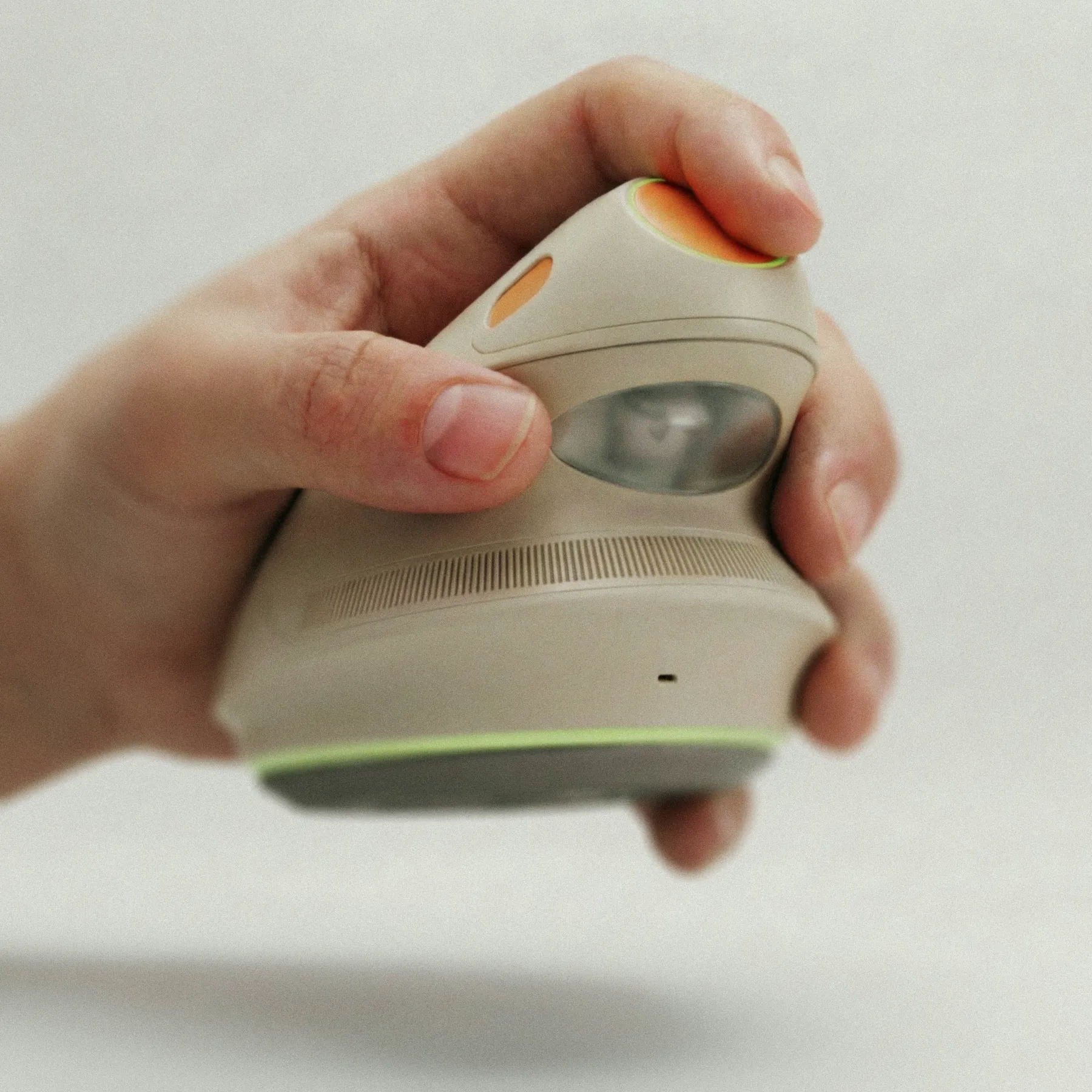 Gentra auto-injector held in hand