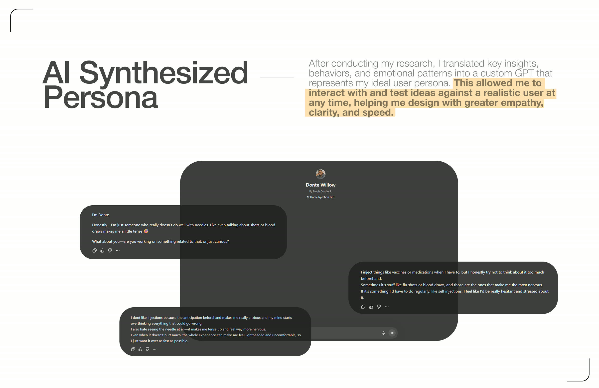 Synthesized persona board, transcript-driven GPT reference for Gentra